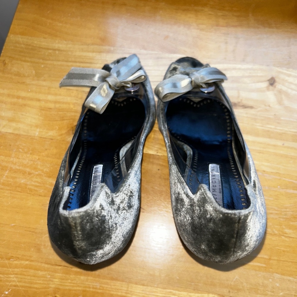 Stella McCartney velvet peep-toe heels 8.5/9.0 - Picture 12 of 14